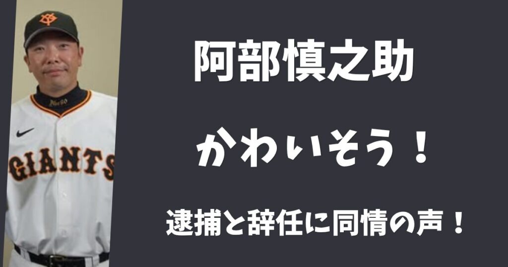 阿部慎之助がかわいそう！娘のケガ無しで逮捕と辞任に同情の声！